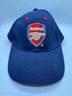 Arsenal FC Navy Blue Embroidered Crest Baseball Cap